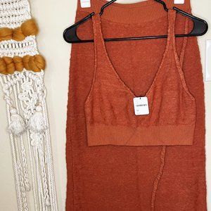 Free People Beach skirt set